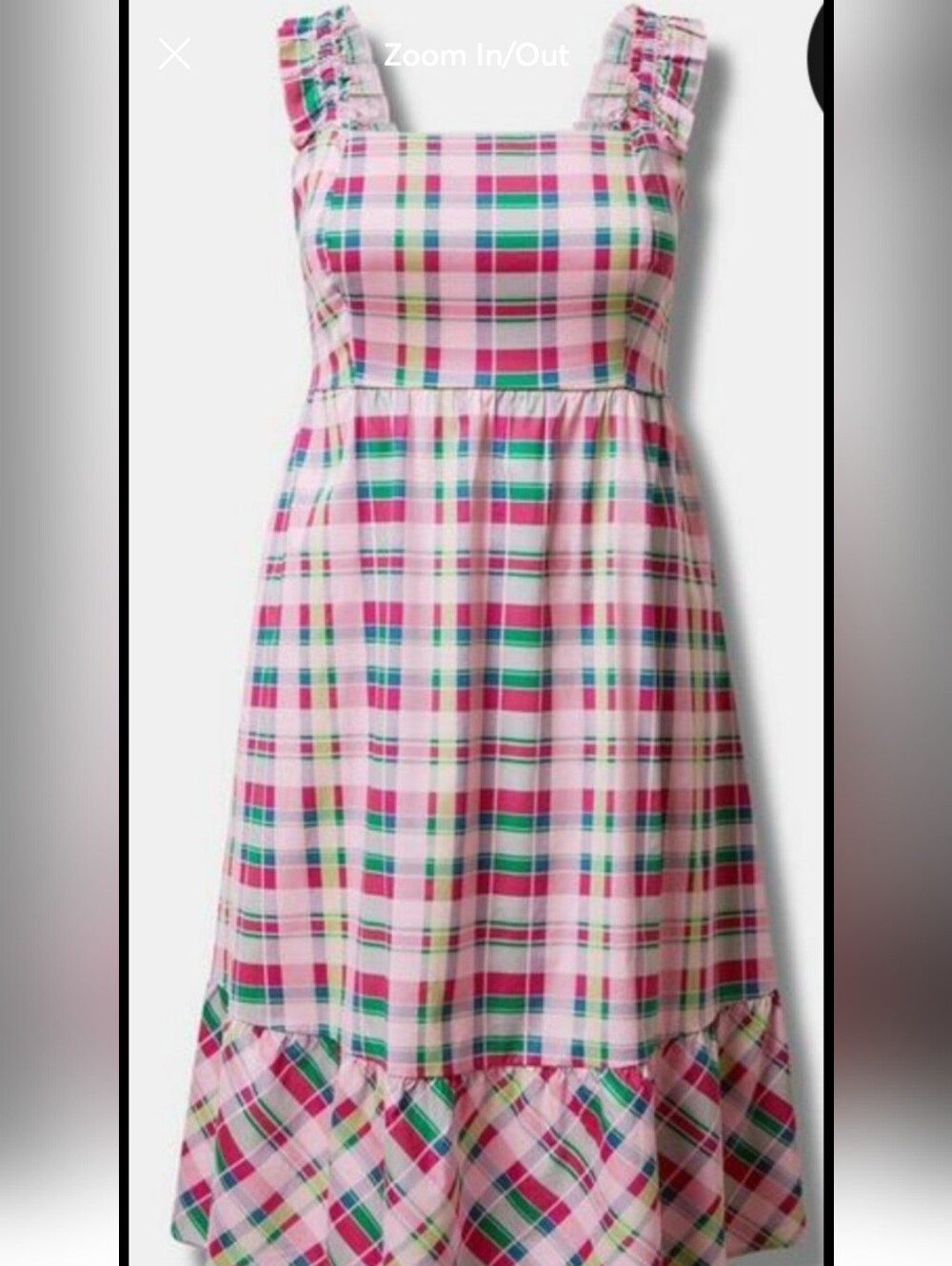 torrid Pink Plaid Maxi Skirt with Green & Fuchsia Checks